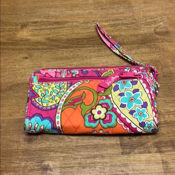 Bundle Vera Bradley tote and wristlet pink swirls - Picture 6 of 7